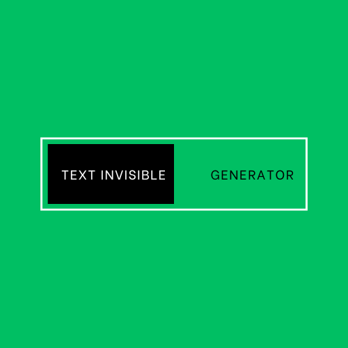 invisible text generator